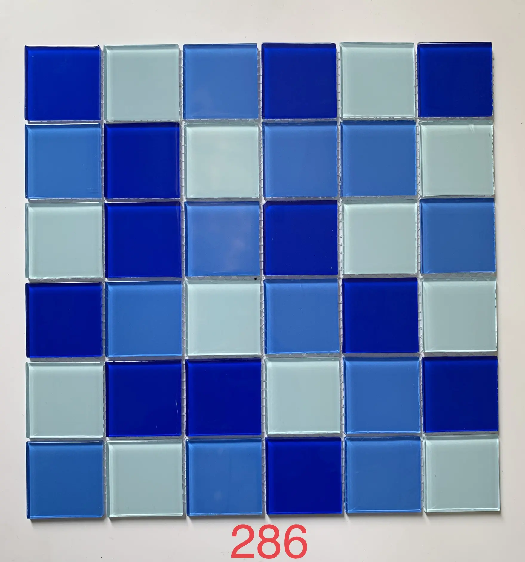 Kasaro vetro mix di colore mattonelle di mosaico backsplash per cucina modello di fiore oceano mare blu onda piscina piastrelle