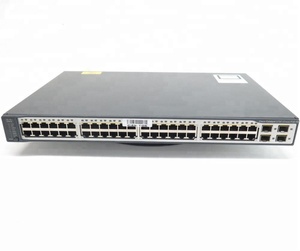 WS-C3750V2-48PS-Sレイヤー3-48x10/100 PoEポートを使用したベストプライス-4SFP-IPベース3750スイッチ - Product Image 1