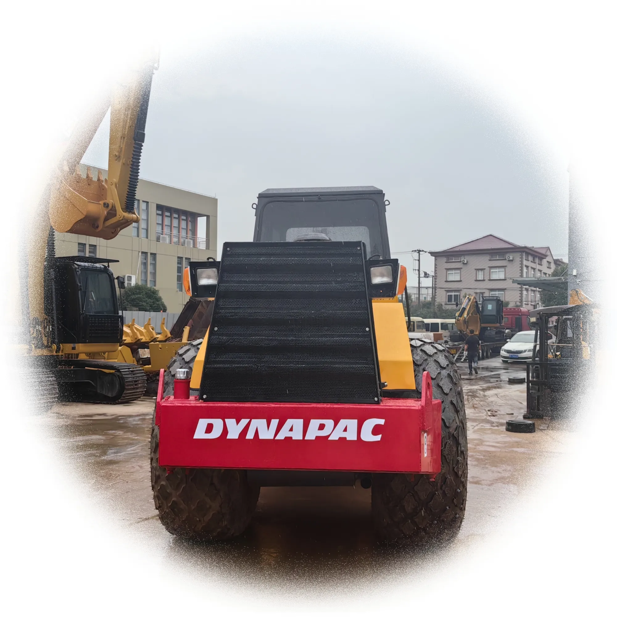 Sử dụng roadynapac CA602 ca301 ca251/usedd Con lăn dynapac ca30d ca25d ca251d, máy Đầm dynapac, Con lăn trống đơn