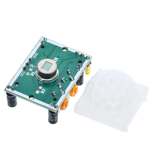 Sensor de movimiento PIR infrarrojo piroeléctrico IR, ajuste de HC-SR501, módulo Detector para arduino, kits de raspberry pi + funda
