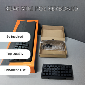 40-клавишная Проводная клавиатура USB Mini POS программируемая KB40 для кассы