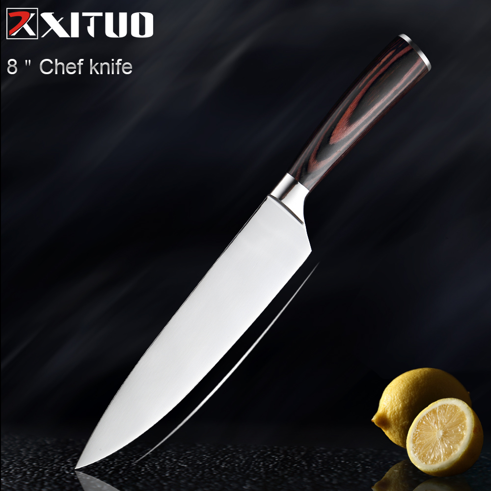 Coltello da chef Color Wood 8-JG-R1