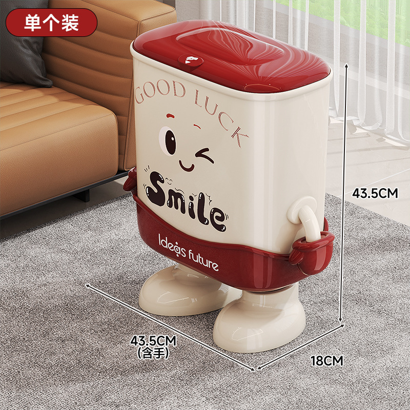 Double-foot style - red