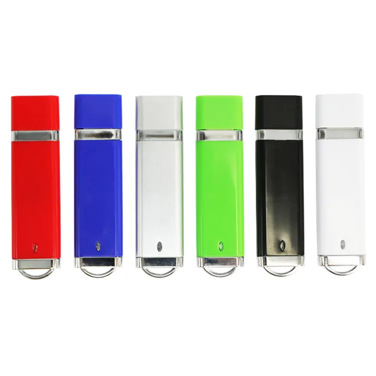 Prezzo a buon mercato custodia USB in plastica colorata/Body fashion USB 2.0 Memory Stick Pendrive case gusci flash USB 8GB 16GB 32GB 64GB