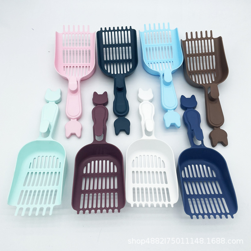 Large cat litter scoop, 5 colors available (random)