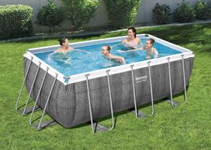 Piscina Fuori Terra Bestway 56722 Power Steel con Design in Metallo Superiore - Product Image 2