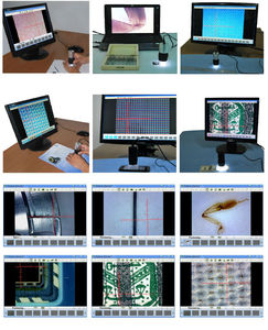 Microscopio digital de bolsillo portátil con aumento de 2.0MP 240X con función de medición para analizar células animales y vegetales, especímenes - Product Image 5