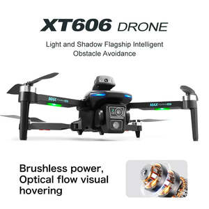 โดรน RC XT606พับได้แบบมืออาชีพพร้อมบิน (rtf) พร้อมกล้องความละเอียดสูง4K แกนคู่และกล้องความละเอียดสูง - Product Image 5