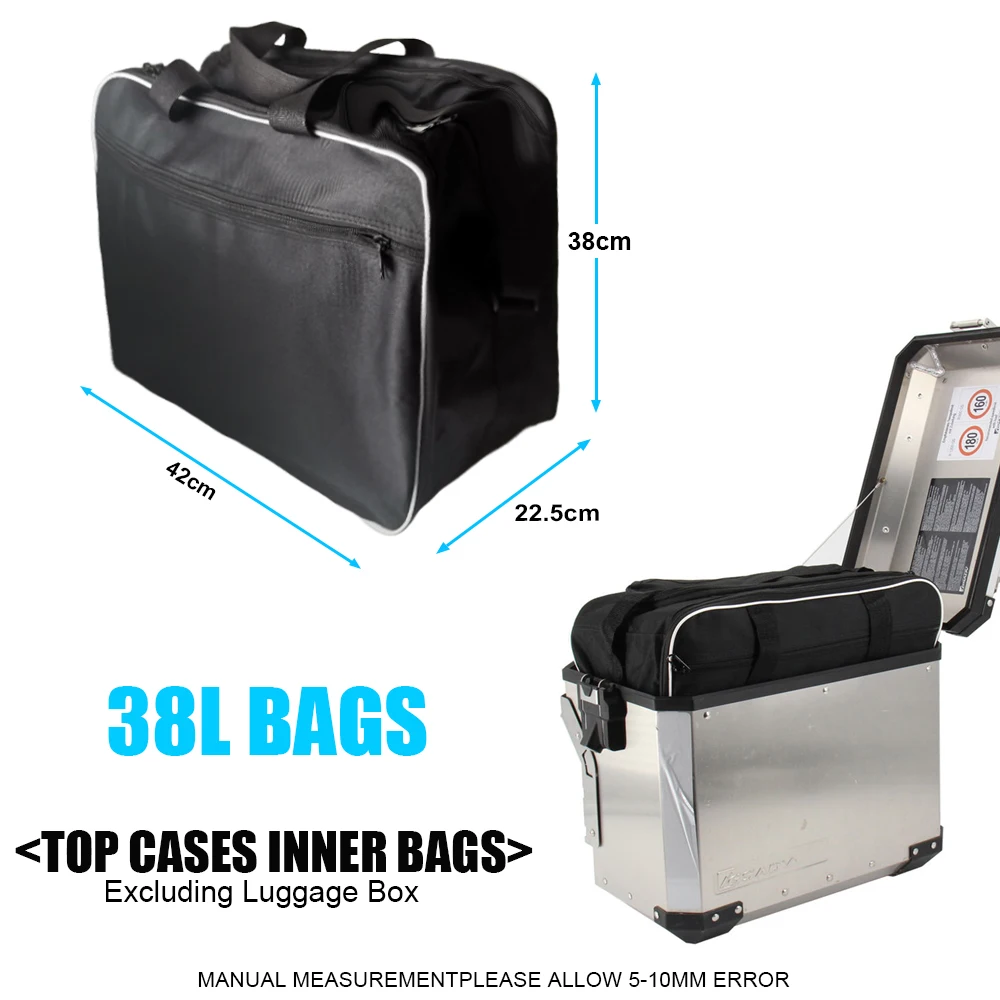 Sac de la boîte 38L latérale