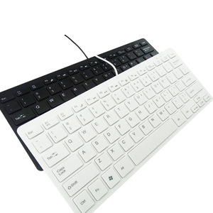Teclado retroiluminado RGB portátil compacto ultrafino con seguimiento óptico Ratón con cable de 78 teclas para uso en oficina y portátil en stock - Product Image 1