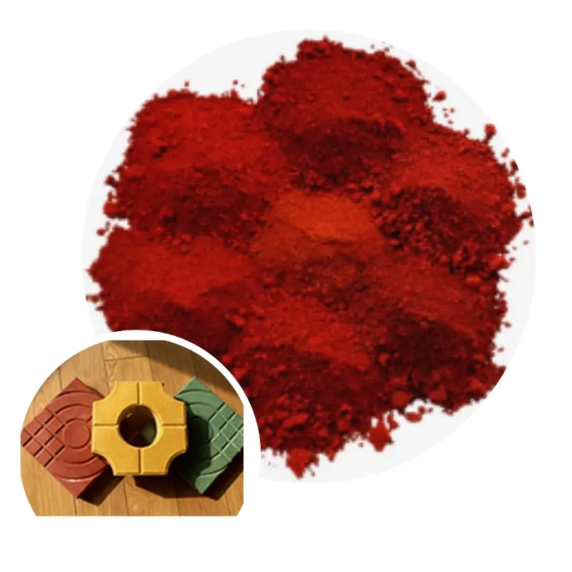 Ijzeroxide Rood Pigment Y101 Terrazzo Kleur Vloerverf Coating Cement Speciaal Rood Pigment