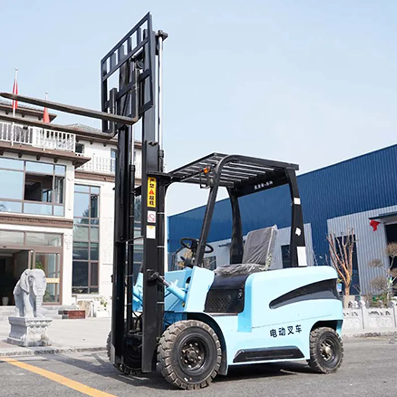 Sepenuhnya listrik baterai diesel pengangkat garpu baterai 3 ton truk forklift listrik digunakan untuk lift