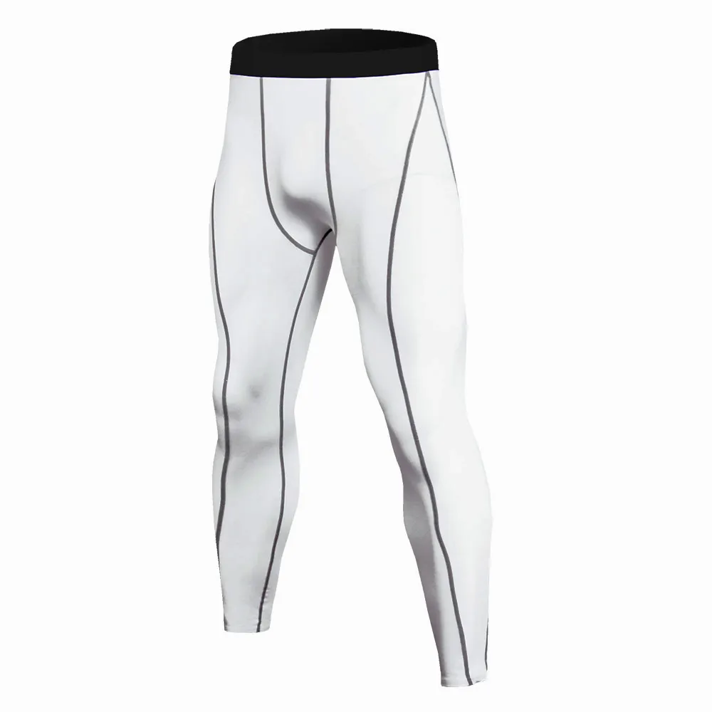 Design Tricô wholes vendas shorts apertados leggings esporte fitness homens correndo collants calças de compressão legging