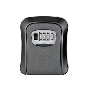 Polished Finish Plastic Wall Mounted Key <strong>Lock</strong> Box <strong>Car</strong> Key Safe Security Storage for Outdoor Password Unlock Key Box Safes - Product Image 1