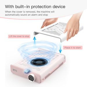 Công cụ làm đẹp mạnh mẽ loại bỏ bụi chân không móng tay Bụi <span class=keywords><strong>Collector</strong></span> điện móng tay Bụi <span class=keywords><strong>Collector</strong></span> - Product Image 3