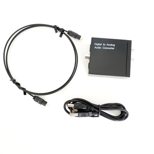 Big Size <strong>Digital</strong> to Analog <strong>Audio</strong> <strong>RCA</strong> L/R Converter Adapter With AUX 3.5mm Jack Port 1m Optical Coaxial Toslink Cable Fiber SPDIF - Product Image 6