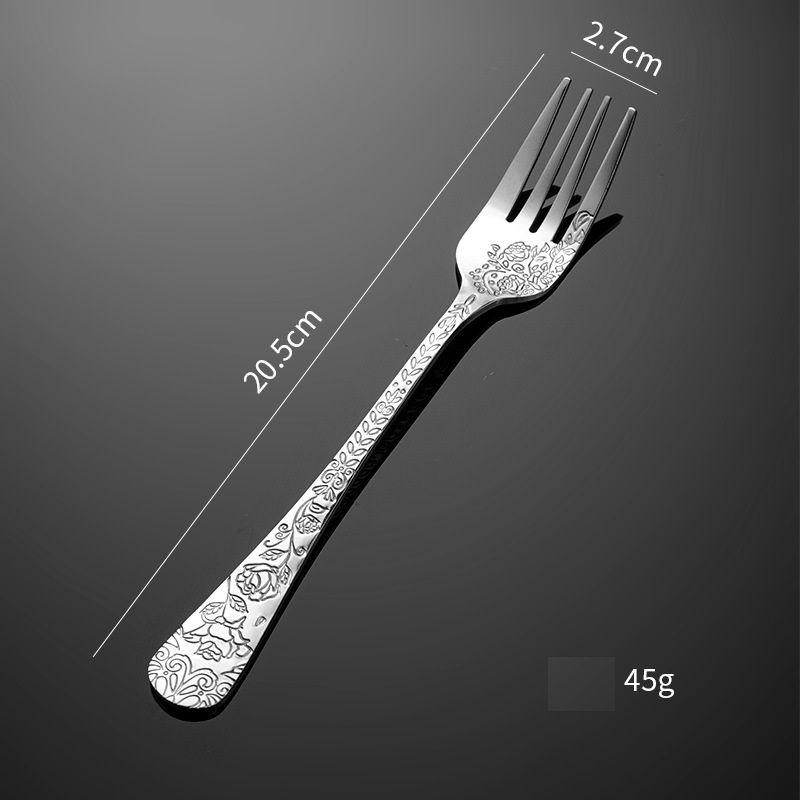 Fourchette de table en argent
