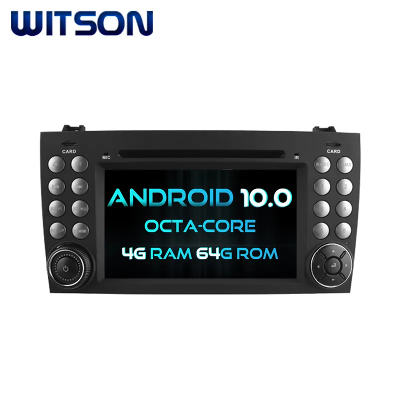 WITSON octa-çekirdek Android 10.0 araç DVD oynatıcı BENZ için SLK200/SLK280 SLK350/SLK55 2004-20 4G ROM 1080P dokunmatik ekran 64GB ROM