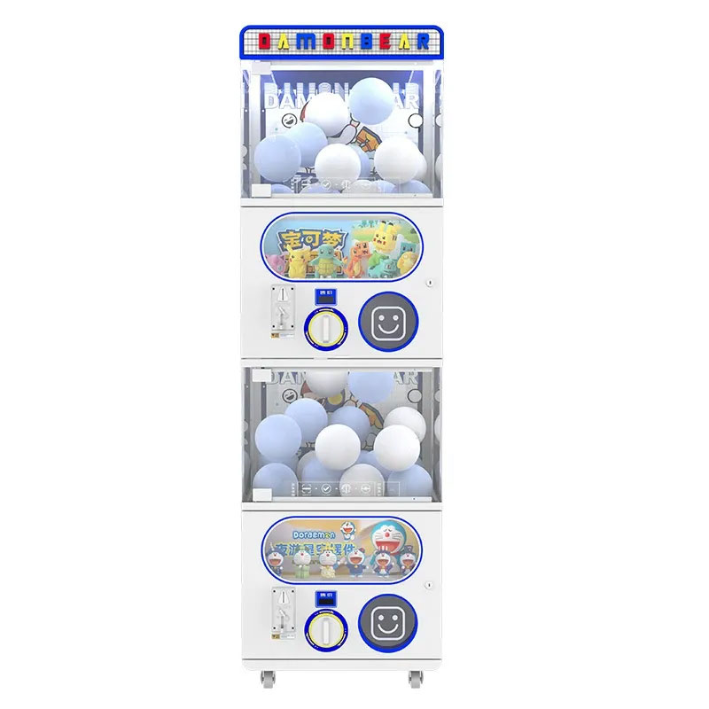Machine à gachapon double couche ours mignon