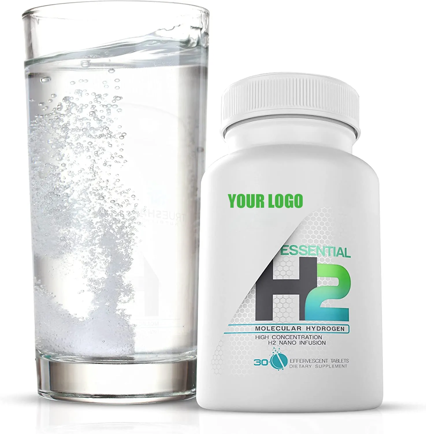 100% puro Natural esencial H2 Fizzy Molecular hidrógeno vitaminas hidrógeno tabletas agua suplemento nutricional hombres mujeres adultos