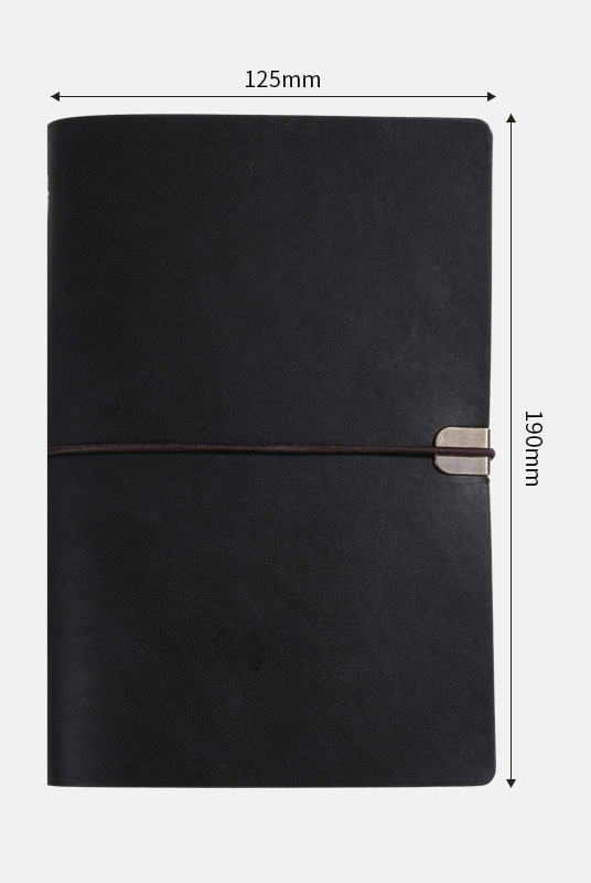 Livre à sangle noire A6 Samurai
