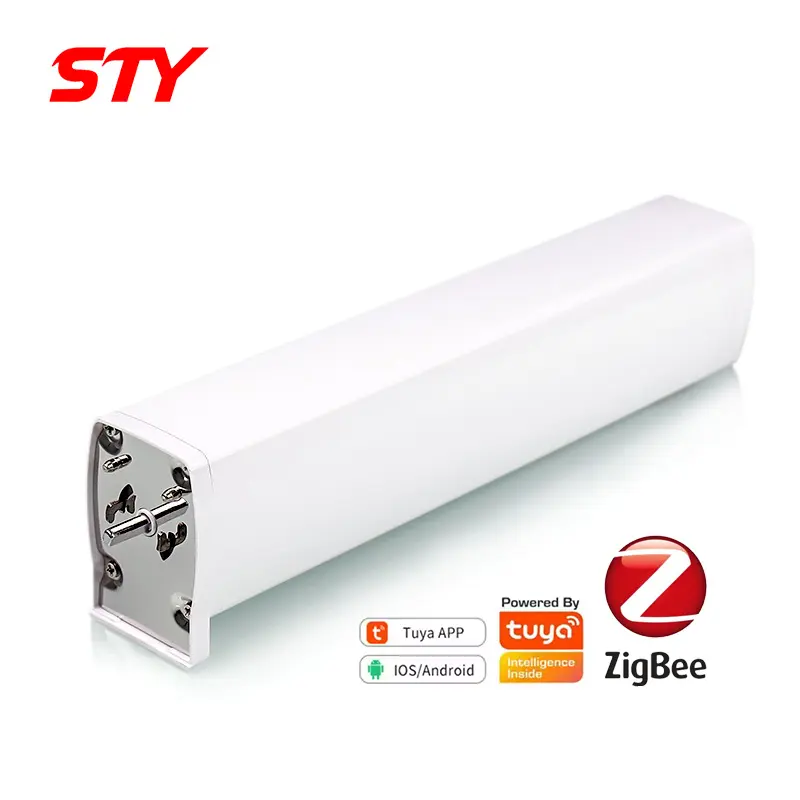 Cortina de controle remoto elétrico para casa inteligente P82-Tuya Zigbee 1.2Nm sistema de cortina motorizada