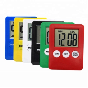 EMAF Timer da cucina digitale universale conto alla rovescia Timer da cucina con cifre grandi allarme forte supporto magnetico porta del frigorifero - Product Image 4