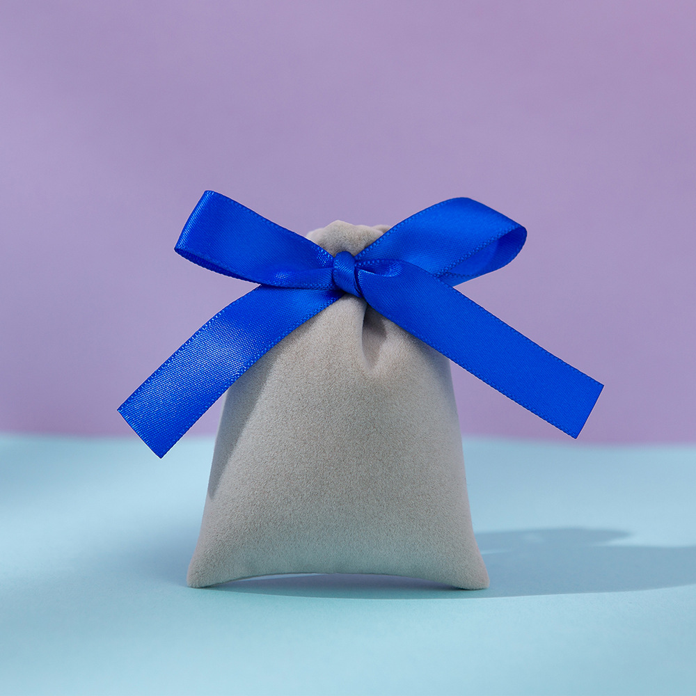 Grey and blue ribbon