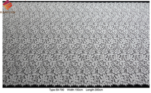 Bộ Sưu Tập Mới Trắng Tinh Tế Phi Pháp Ren Lưới Cô Dâu Thụy Sĩ Chantilly Lông Mi <span class=keywords><strong>Voile</strong></span> Ren Vải Cho Váy Cưới - Product Image 2