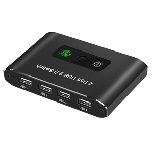 Interruttore USB selettore 2 computer condivisione di 4 dispositivi USB 2.0 periferica Hub per Mouse tastiera Scanner stampante pz - Product Image 2