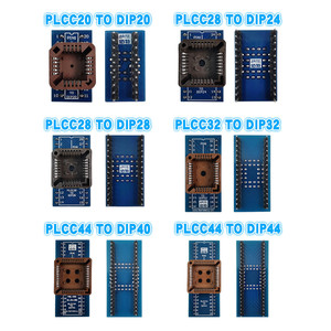 Convertidor de programador simple universal PLCC20/28/32/44 DIP20/24/28/32/40/44 adaptador IC probador kits de placas de desarrollo - Product Image 3
