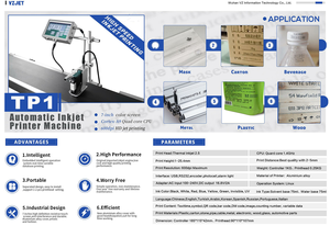 VZjet-Beutel Datums codierung drucker/Plastiktüte Datums drucker Seriennummer Batch-Tinten strahl druckmaschine - Product Image 6