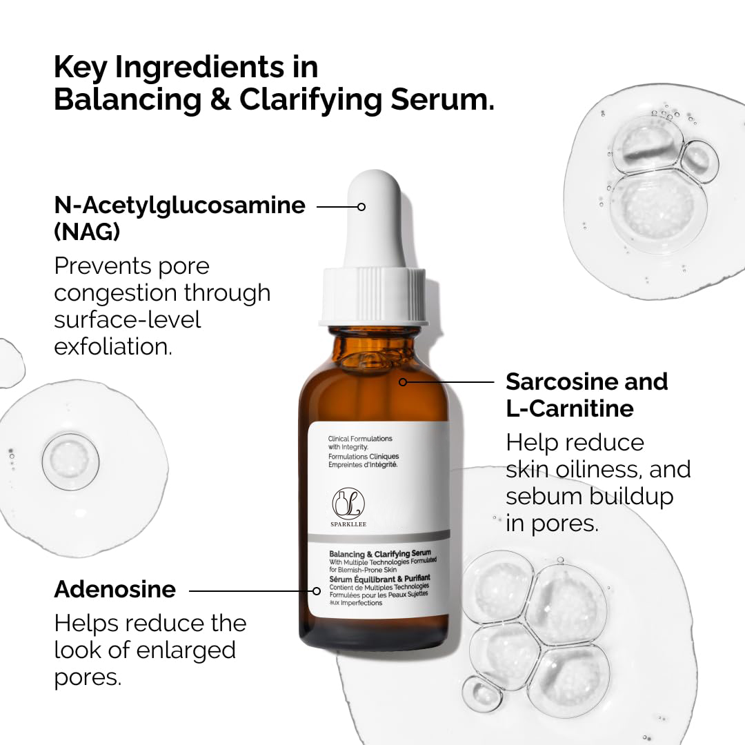 Sérum équilibrant et clarifiant pour le visage