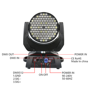 ไฟ Led RGBW สำหรับรับสัญญาณ,โคมไฟติดผนังมือถือ108*3W พร้อมไฟ Led สำหรับงานปาร์ตี้,งานแต่งงาน,ความบันเทิง,งานอีเว้นท์ RGBW Led Lig - Product Image 4