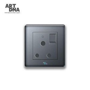 ARTDNA 15A 250V 1ギャング3ラウンドピンスイッチコンセントプラグイラク用スイッチソケット - Product Image 1