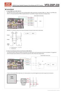 MEAN WELL Módulo de accionamiento de frecuencia variable de entrada de CA de 250W con función PFC meanwell power - Product Image 5