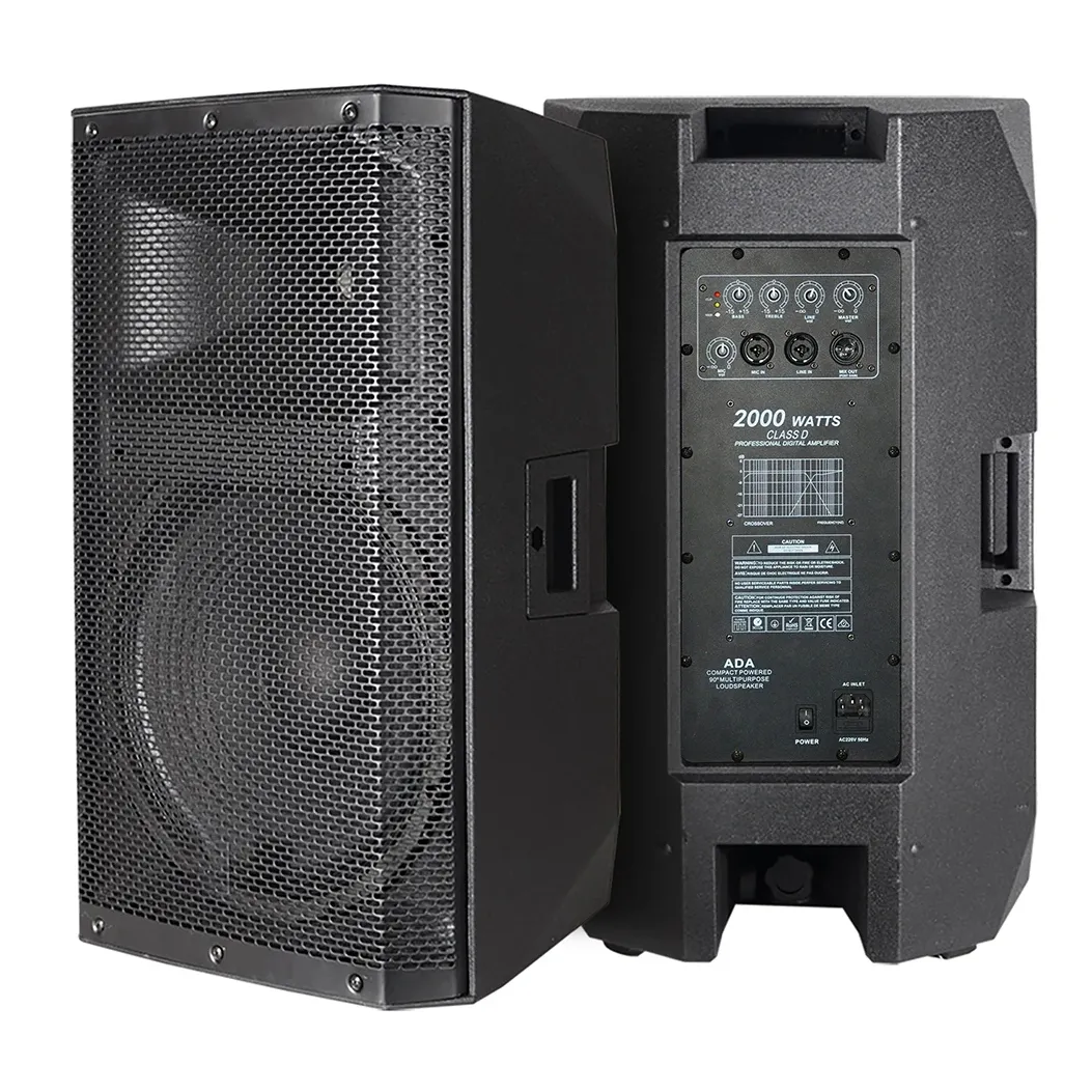 Fábrica Pro Audio CAC15ADA 500 W Profissional 15" sistema de som dj ao ar livre alto-falante pa de alta potência ativo 15 polegadas