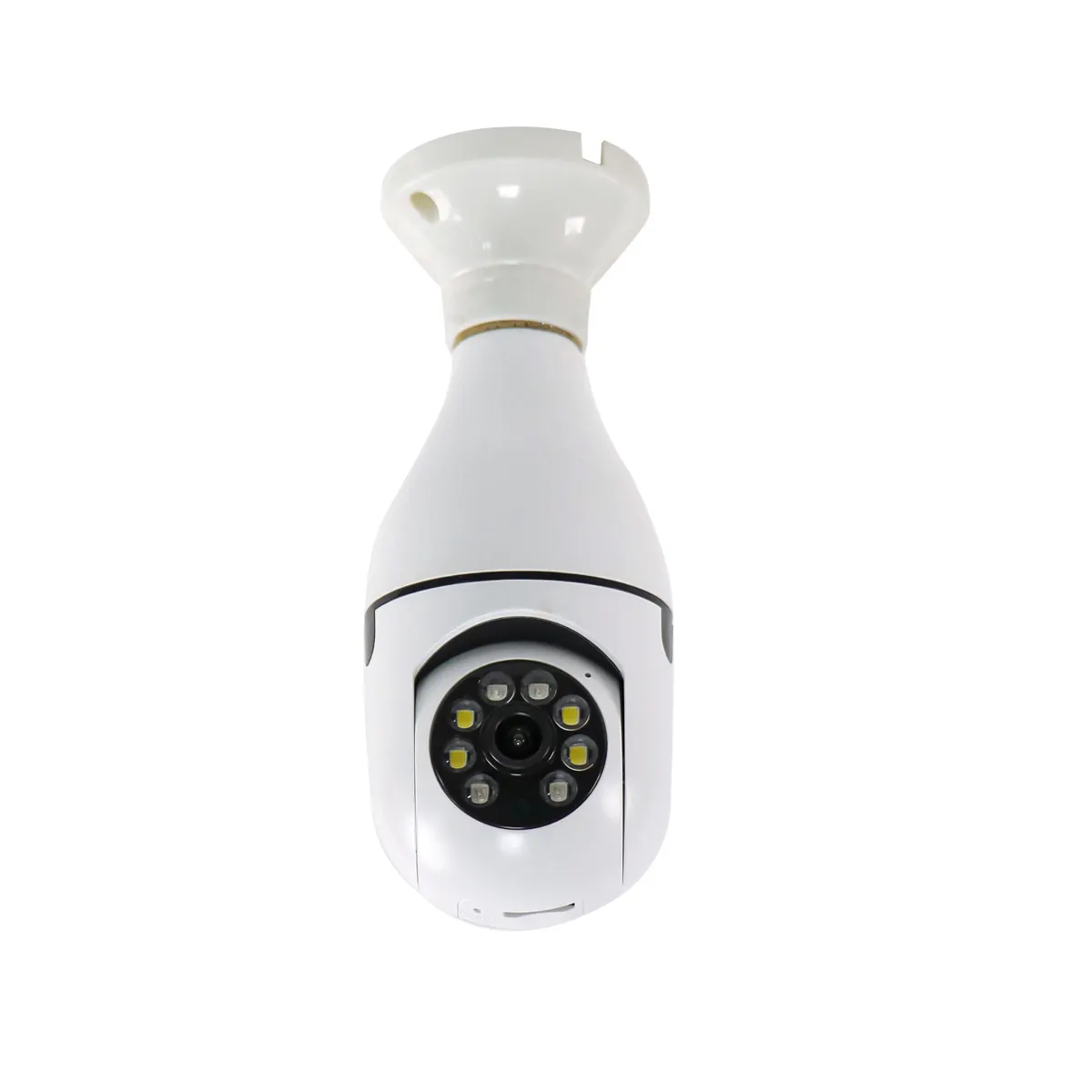 Macchina fotografica di sicurezza senza fili E27 a doppia lente Mini IP tecnologia di accesso remoto casa e uso di sicurezza