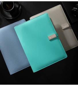 Power Bank Notebook A5 Notebook de carga inalámbrica set de regalo de negocios personalizado con disco U notebook con logotipo personalizado - Product Image 5
