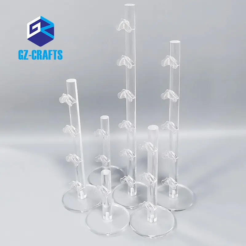 Transparente Acryl Sonnenbrillen Halter Stand Plexiglas Brillen Rahmen halter Clear Tiers Acryl Brille Display