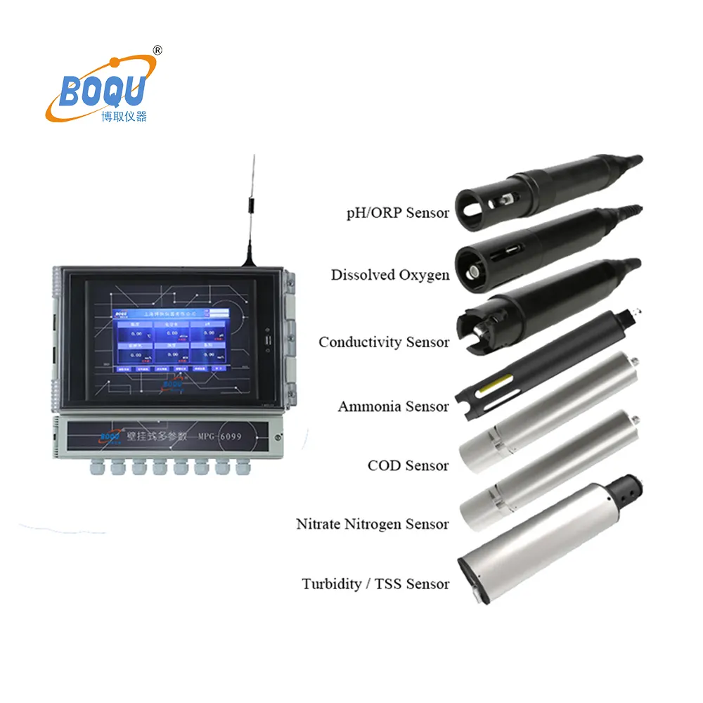 MPG-6099 vertical farmingph do nh4 + no3-controlador de qualidade da água da condutividade tds ce de turbididade