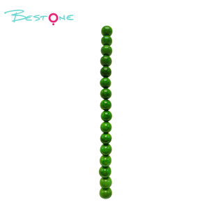 Bestone ลูกปัดกลมหยกย้อมสีเหลืองย้อมสีเขียวย้อมสี12มม. 16มม. ขายส่ง