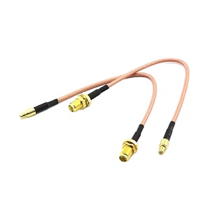 Rg316 rg178 RF cáp đồng trục góc cạnh MMCX Nam để SMA nữ Jack vách ngăn kết nối - Product Image 1
