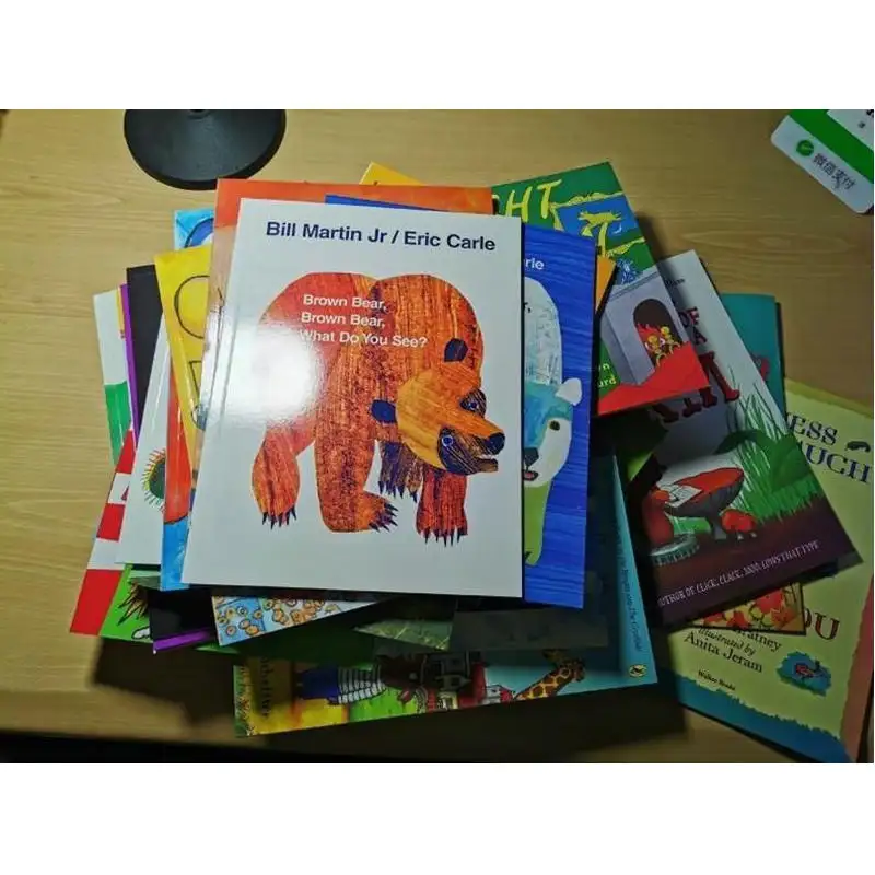 Libro de imágenes en inglés barato para niños, jardín de infantes, escuela primaria, libro de cuentos de iluminación en inglés