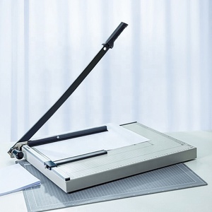 Foska A4 Guillotine Paper <strong>Cutter</strong> Heavy <strong>Duty</strong> Professional Manual Paper Trimmer Paper <strong>Cutter</strong> with 1/2&quot; Gridlines - Product Image 1