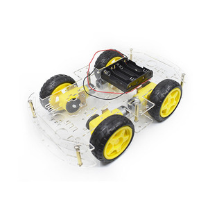 Programlanabilir DIY Motor oyuncak seti 4WD akıllı izleme araba çocuklar için eğlenceli ve eğitici bulmaca kitleri - Product Image 1