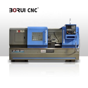 CK6150卧式数控车床4位电动工具转塔FANUC系统重型数控铣床台湾主轴 - Product Image 1