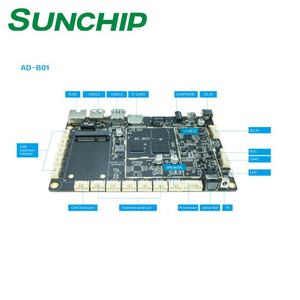 Alle in einem Android OS 9,0 multi-media android controller board mit Ethernet RJ45 2,4G RK3328 mutter bord - Product Image 2