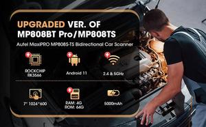 MaxiPRO MP808S-TS Autodiagnose-Scan-Tool TPMS-Reifen programmier werkzeuge ECU-Codierung Aktualisiert von MP808BT 2 Jahre Update - Product Image 5