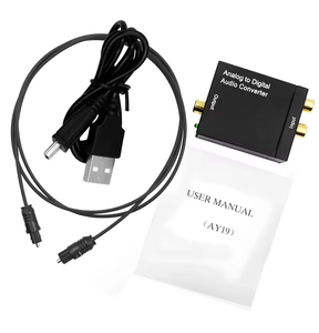 SYONG <strong>Analog</strong> to Digital Converter <strong>Analog</strong> Audio Signal to Digital Optical Fiber Spdif Coaxial Audio Signal Converter Adapter - Product Image 6